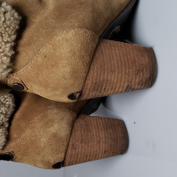 UGG Australia Analise Lace Up Heeled Boots Size 8.5 - Picture 14 of 16